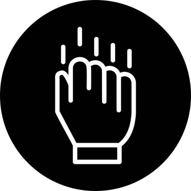 Modern simgeye, vektör illüstrasyonuna direnin