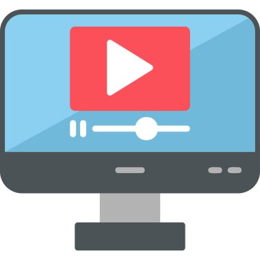 Video oynatıcı. Web simgesi