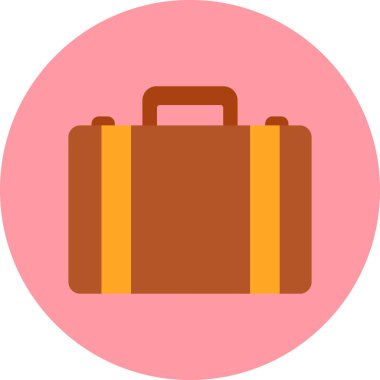 Çanta. Web simgesi basit illüstrasyon 