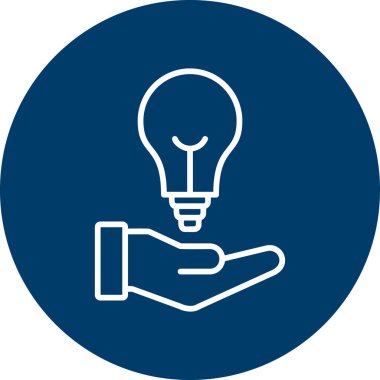 ampul simgesi vektör illüstrasyonu