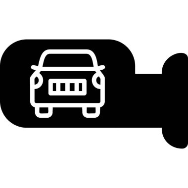 - Araba. Web simgesi basit illüstrasyon