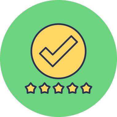 İnceleme simgesinin vektör illüstrasyonu