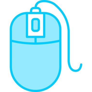 fare düz vektör simgesi