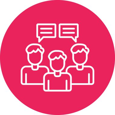 İnsan simgesinin vektör illüstrasyonu