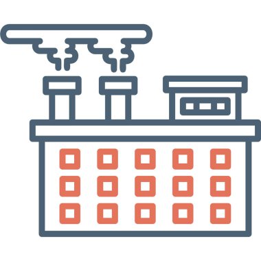 Bina. Web simgesi basit tasarım