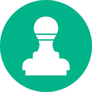 Damga modern simge, vektör illüstrasyonu