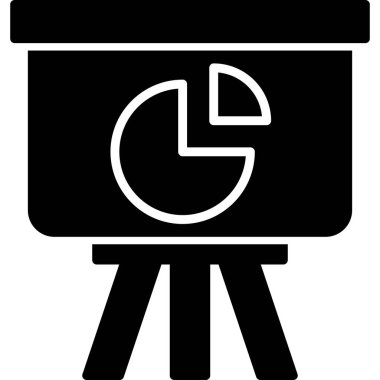 Pasta çizelgesi simgesi, modern tasarım illüstrasyonu