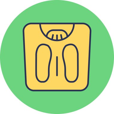 ağırlık ölçekli vektör illüstrasyonu