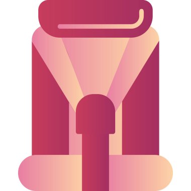 Bebek oto koltuğu modern simgesi, vektör illüstrasyonu