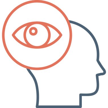 Vision icon modern vector illustration