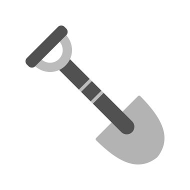 kürek simgesi vektör illüstrasyonu