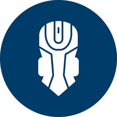 Oyun faresi düz vektör simgesi