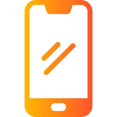 akıllı telefon simgesi vektör illüstrasyonu