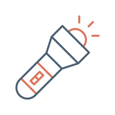 el feneri. Web simgesi basit illüstrasyon 