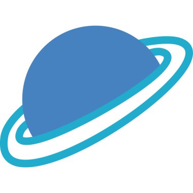 Astronomi. Web simgesi basit illüstrasyon
