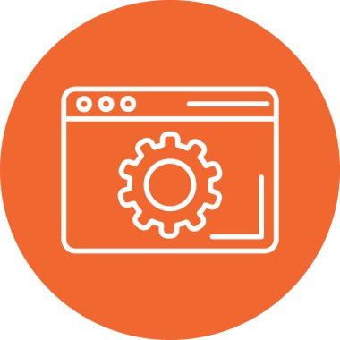 seo modern simgesinin vektör illüstrasyonu