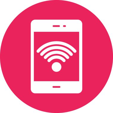 wifi simgesi vektör illüstrasyonu