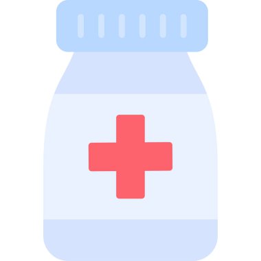 Sağlık hizmetleri web simgesi basit illüstrasyon