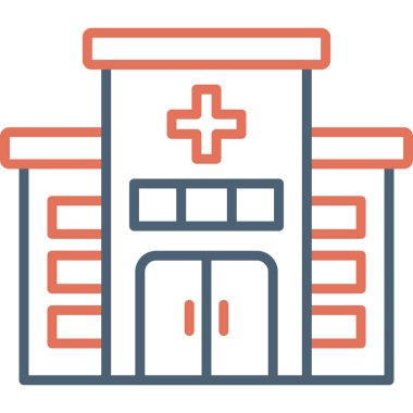 Hastane binası. Basit tasarım