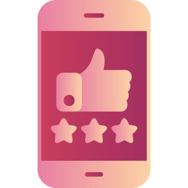 derecelendirme simgesi vektör illüstrasyonu