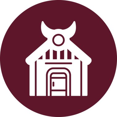  ev web simgesi basit illüstrasyon