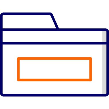 folder icon, web simple illustration