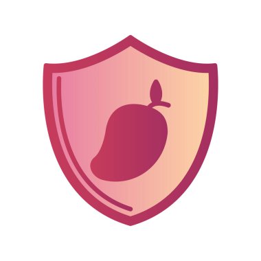 Gıda Kalkanının vektör simgesi