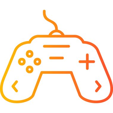 Oyun kumandası simgesi. vektör illüstrasyonu