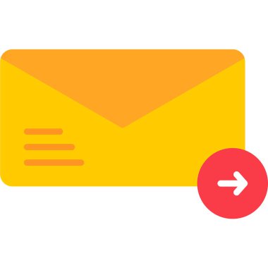 ileti ikonu vektör illüstrasyonu