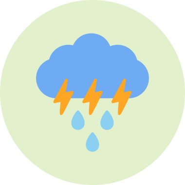 vector cloud technology icon illustration