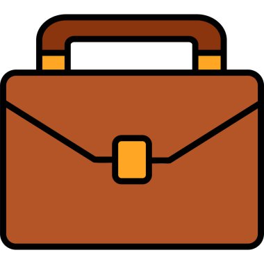 Portföy. Web simgesi basit illüstrasyon