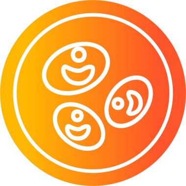 Mutlu bir paskalya yumurtasının çizimi