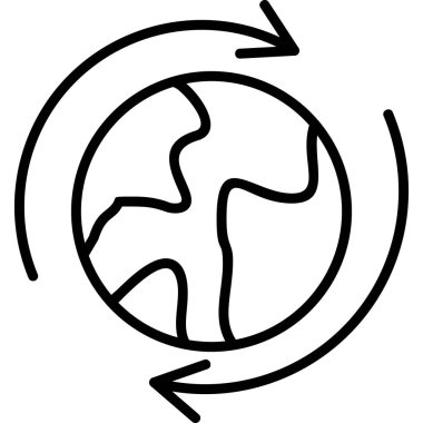 Gezegen simge vektör çizim