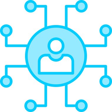 Ağ modern simgesi, vektör illüstrasyonu 