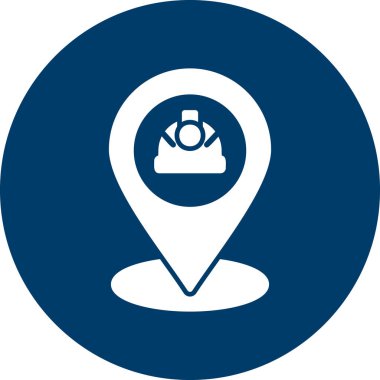 harita işaretçisinin vektör illüstrasyonu