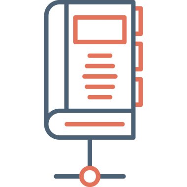 Eğitim ve öğrenme renkli vektör çizimi