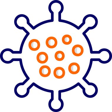 Virus icon modern vector illustration 