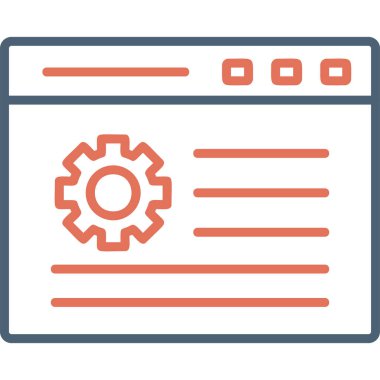 Webpage web icon, vector illustration