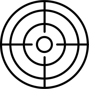 hedef simge vektör illüstrasyonu