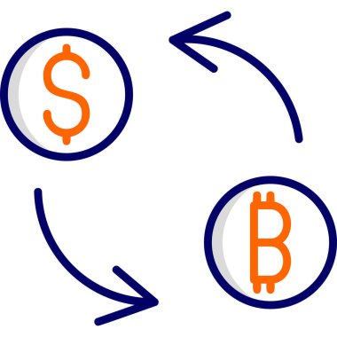 Forex işareti. Web simgesi basit tasarım