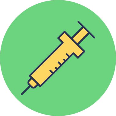 Şırınga ikonu vektör çizimi