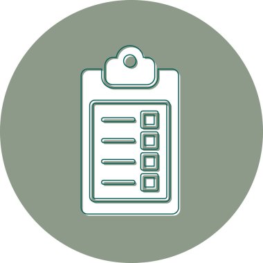 Belge simgesinin vektör illüstrasyonu