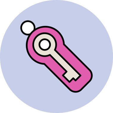 Anahtar simgesi web simgesi basit illüstrasyon