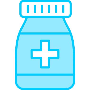 Sağlık hizmetleri web simgesi basit illüstrasyon