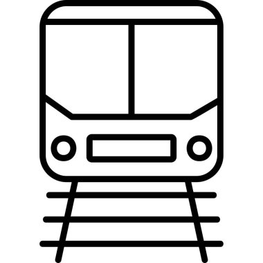 art illustration of public train on railroad