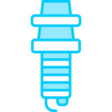 Modern oto tamir simgesinin vektör illüstrasyonu