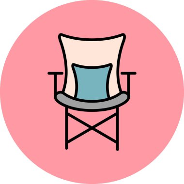 sandalye simgesi çizimi