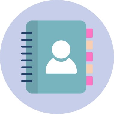 simple icon for web page, Contact Address Book, Address 