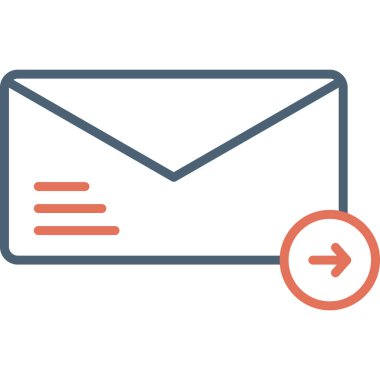 ileti ikonu vektör illüstrasyonu