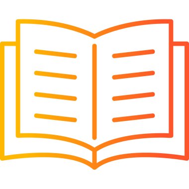 Open Book web icon, vector illustration